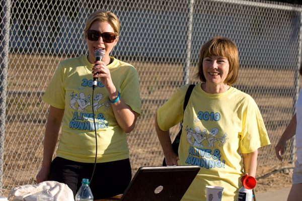 Julianne Grossman Giving Back at Alive & Running event for Didihirsch.